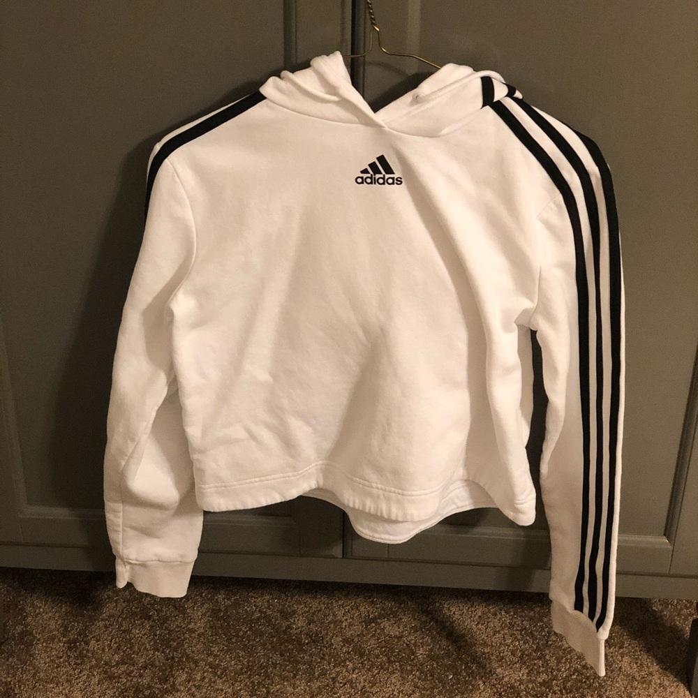 Cropped adidas hoodie